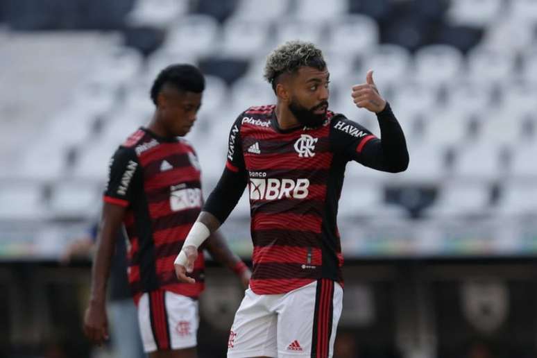 Gabi foi vaiado, mas respondeu com o gol decisivo para o empate (Fotos: Gilvan de Souza/Flamengo)
