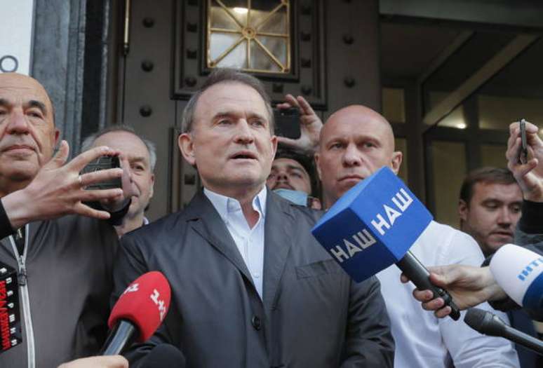 Viktor Medvedchuk foi preso no ano passado por 'alta traição' por apoiar os separatistas do Donbass