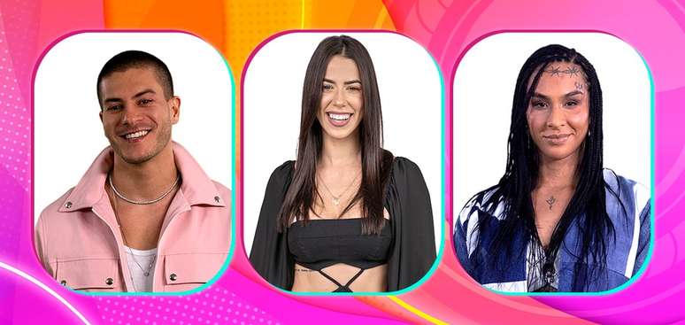 BBB22: Arthur, Larissa e Linn disputam o 6º paredão