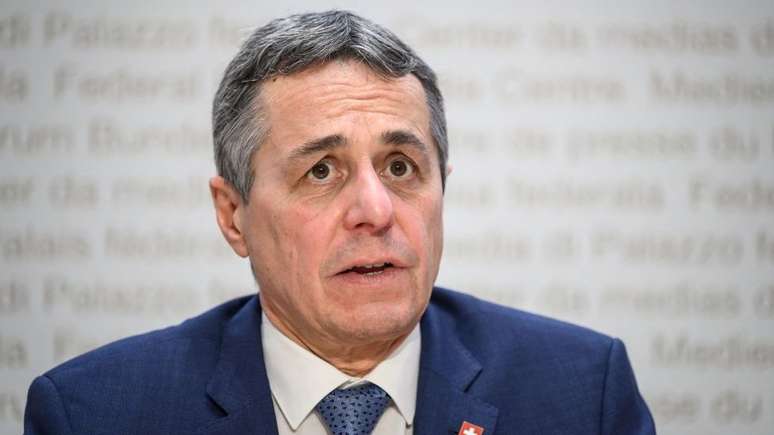 O presidente su&iacute;&ccedil;o Ignazio Cassis declarou que a ofensiva na Ucr&acirc;nia &eacute; um ataque inaceit&aacute;vel &agrave; democracia e &agrave; liberdade