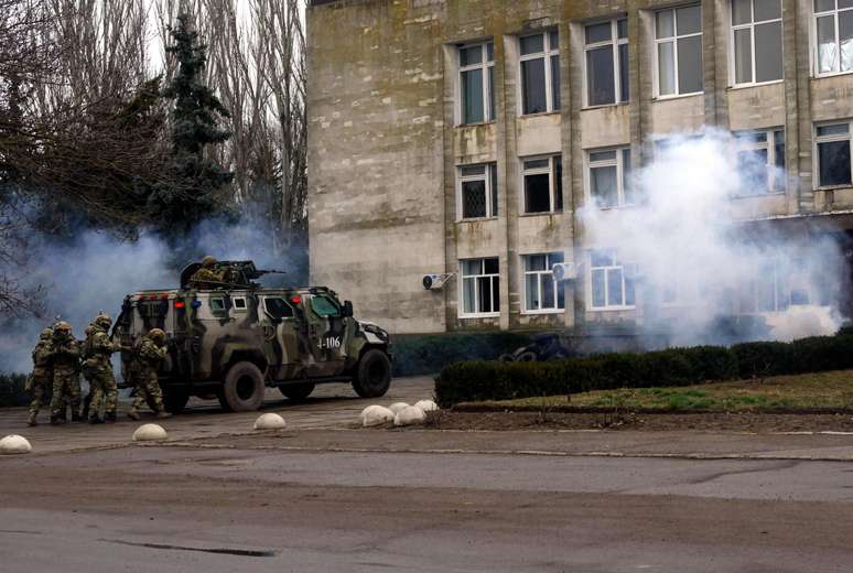 Kherson, segunda maior cidade da Ucr&acirc;nia, est&aacute; no centro da guerra no momento 