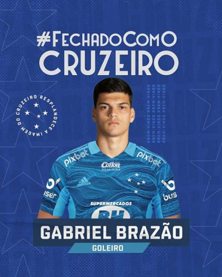 Brazão já estava trabalhando, mas só agora teve sua situação regularizada (Divulgação/Cruzeiro)