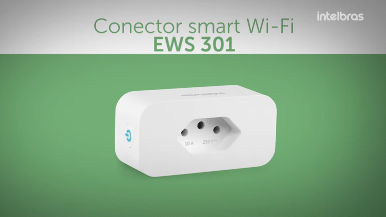 O Conector smart Wi-Fi universal da Intelbras é útil e portátil.