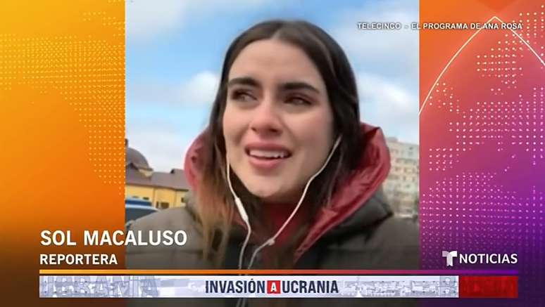 Sol Macaluso comovida ao falar da adolescente ucraniana