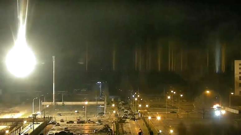 Inc&ecirc;ndio na usina nuclear de Zaporizhzhia