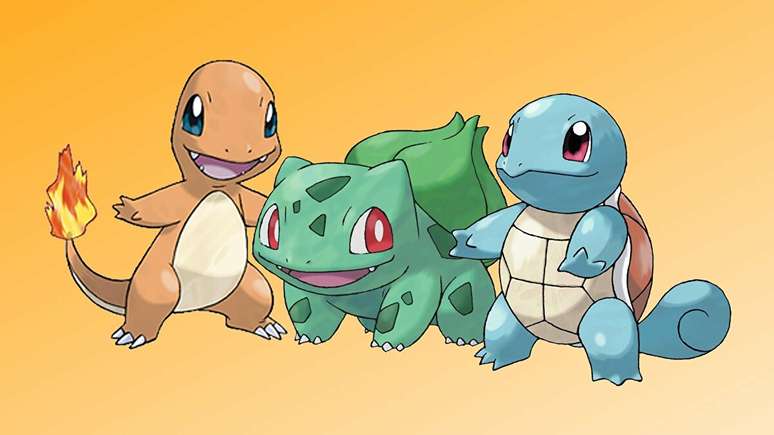 Iniciais da primeira geração de Pokémon