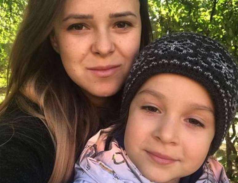 Irina e Sofia, que viajavam no carro supostamente alvejado por soldados russos