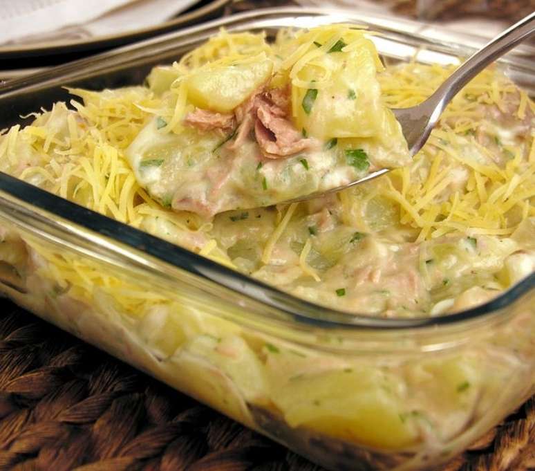 Batata cremosa com atum (Reprodu&ccedil;&atilde;o / Guia da Cozinha)