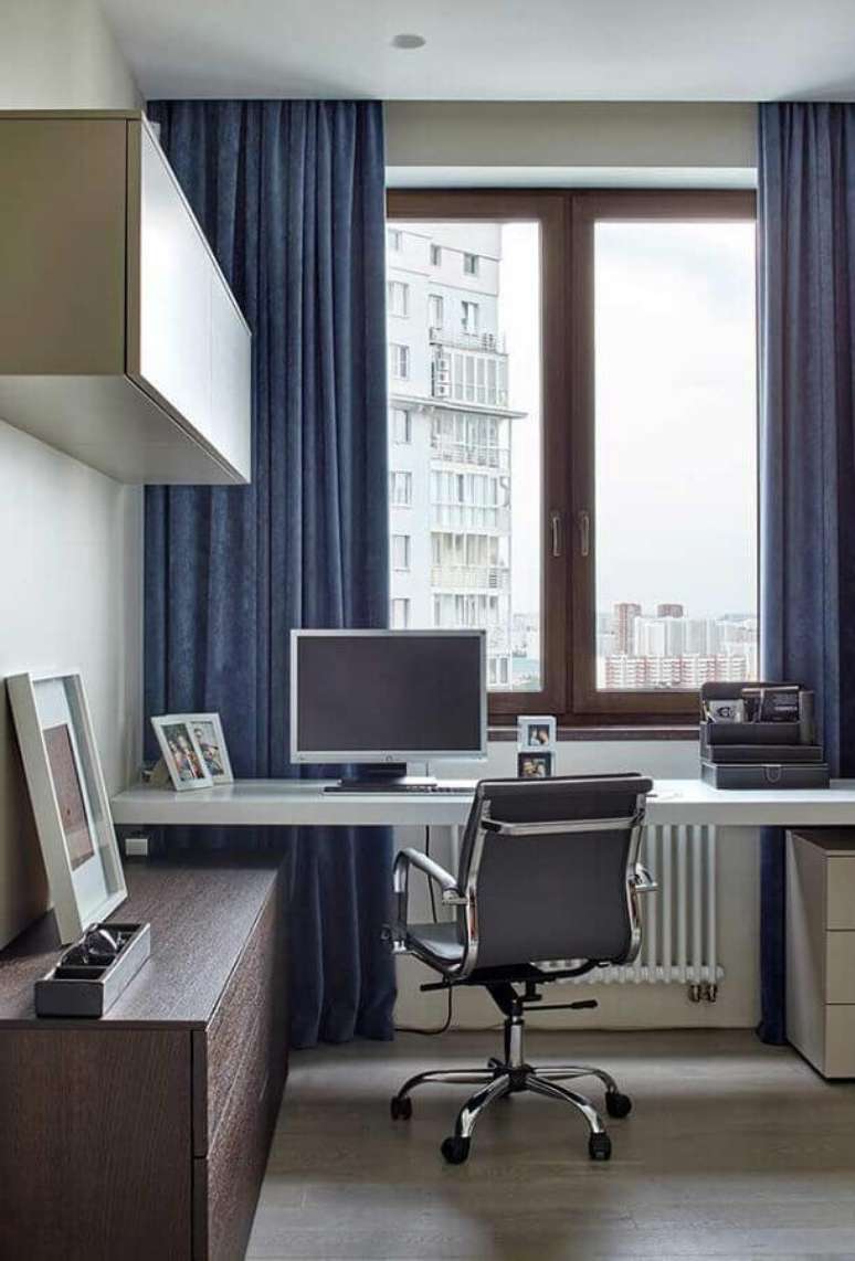 9. Modelos de m&oacute;veis para home office planejado &ndash; Foto: Decor F&aacute;cil