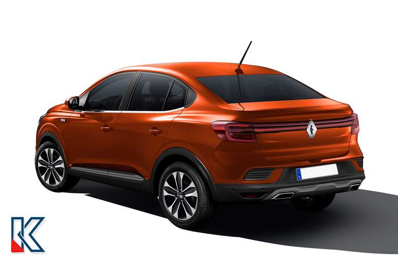 Projeção do futuro SUV da Renault feita por Kleber Silva