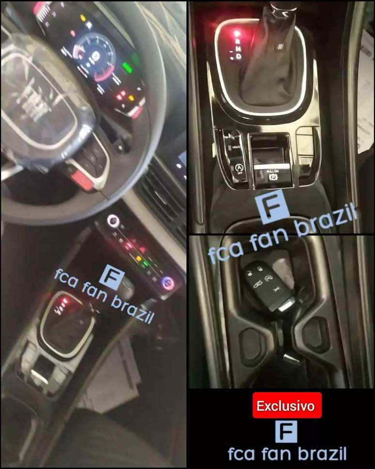 Interior do Fiat Fastback terá mudanças em relação ao Pulse