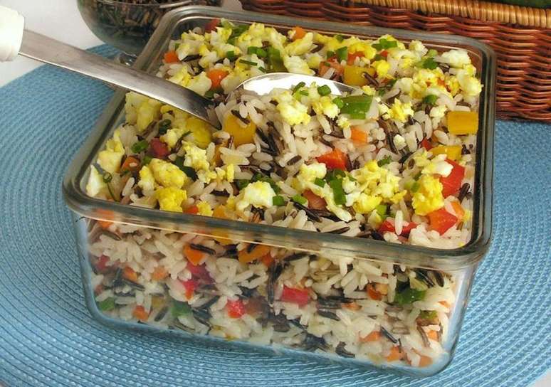 Arroz selvagem colorido &ndash; Foto: Guia da Cozinha