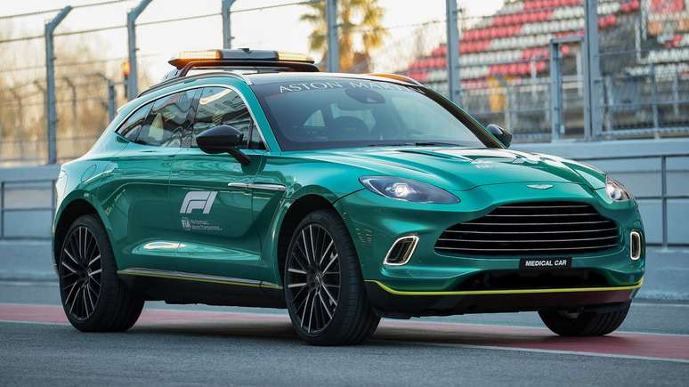 O SUV DBX ser&aacute; o carro m&eacute;dico quando a Aston Martin for respons&aacute;vel pelo fornecimento