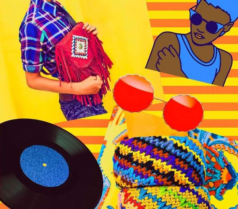 Um moodboard junta imagens de roupas, cores e texturas que voc&ecirc; gosta e pode ajudar muito na hora de descobrir o seu estilo - Shutterstock