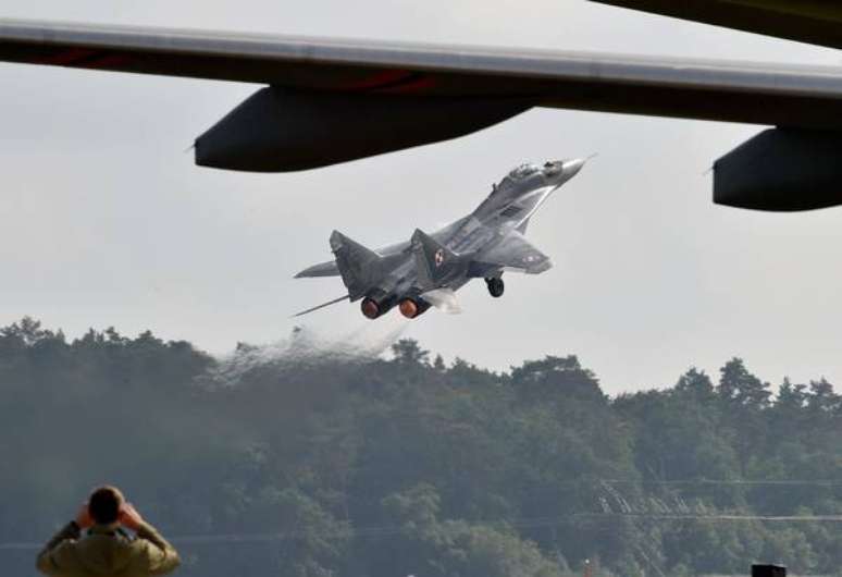 Caças MIG-29 da Força Aérea da Polônia