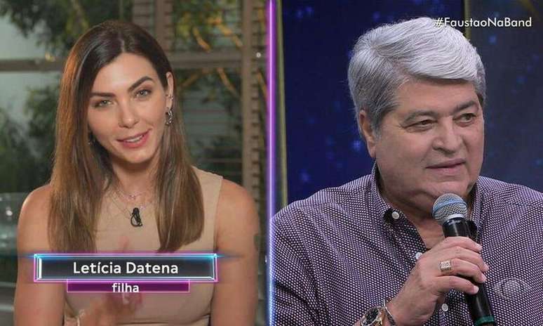 Filha de José Luiz Datena, Letícia Wiermann revela que ficou nove anos sem falar com o pai