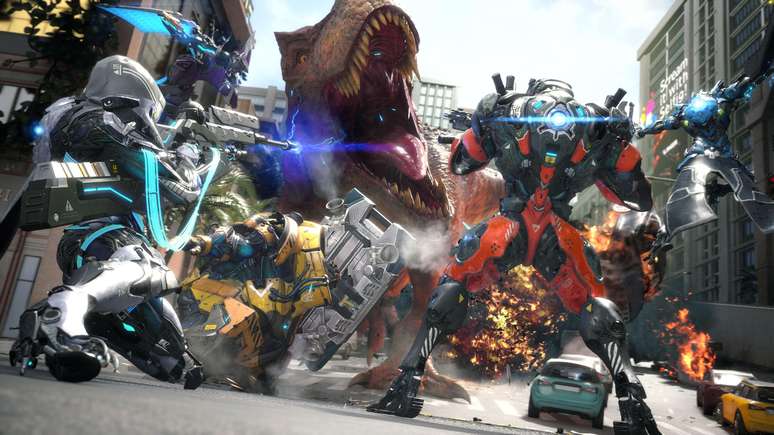 Capcom libera novo trailer de Exoprimal com foco nos dinossauros do game