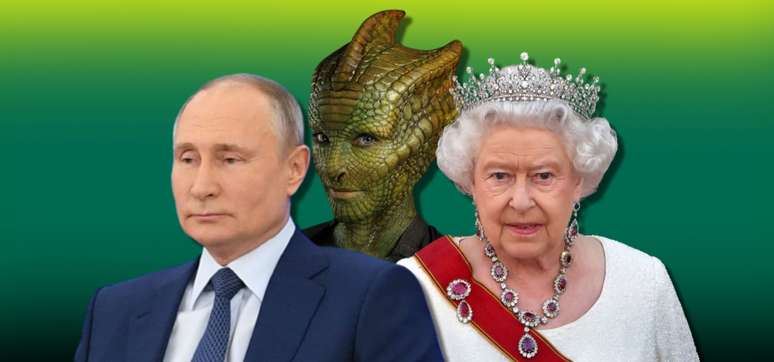 Putin, a rainha e uma reptiliana do seriado ‘Doctor Who’