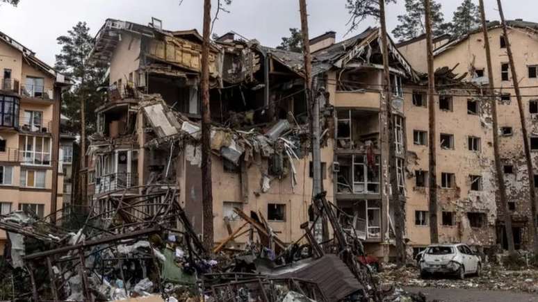 Desde o fim de fevereiro, várias cidades ucranianas foram atacadas pela Rússia