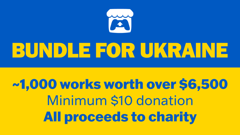 Bundle For Ukraine reúne mais de mil obras por valor mínimo de 10 dólares e arrecada fundos para ajudar vítimas do conflito