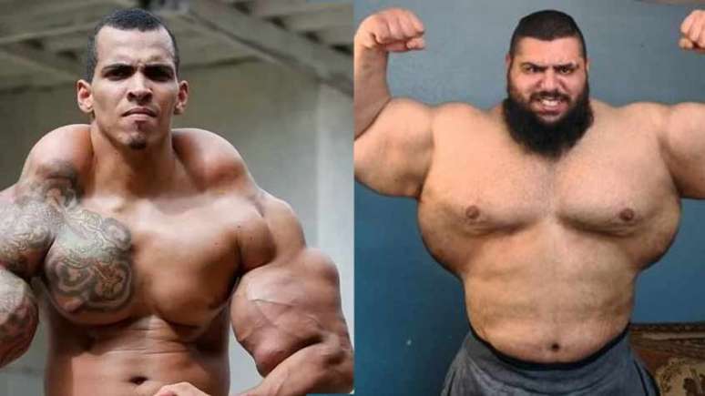 Sajad Gharibi pesa 176 quilos (Reprodução/Facebook)