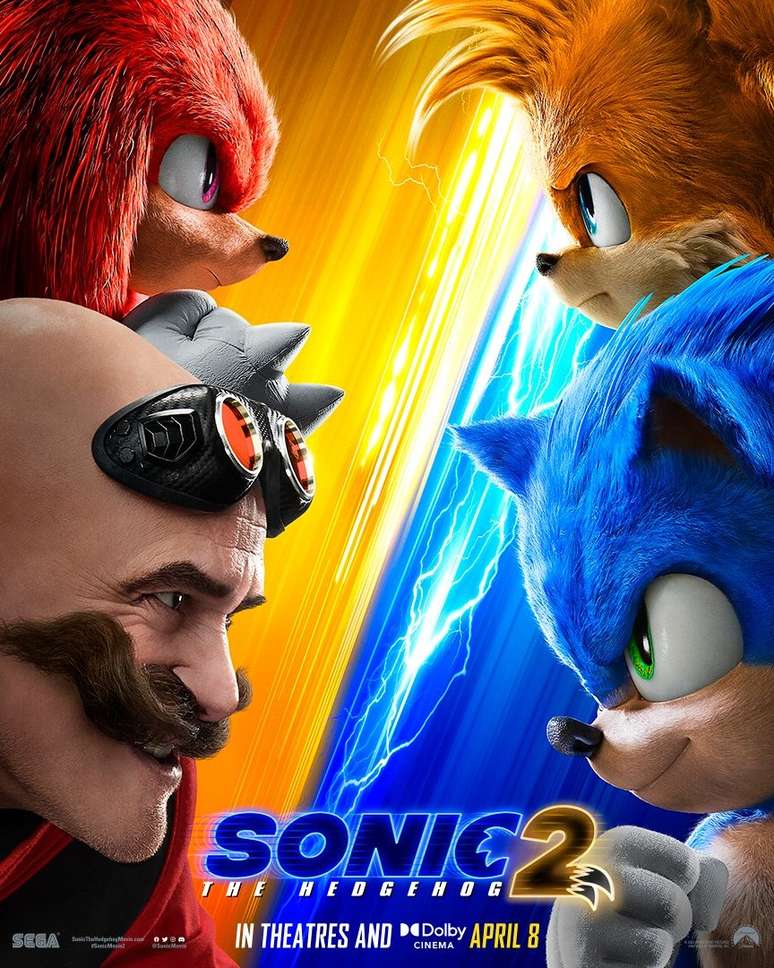 Sonic 2 - O Filme, Trailer Final Oficial, DUB