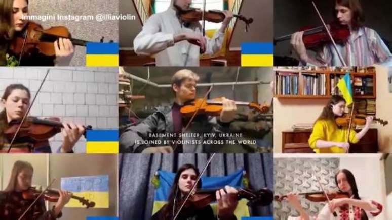 Flashmob reuniu quase 100 violinistas de todas as partes do mundo
