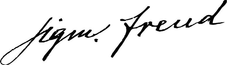 Firma de Sigmund Freud