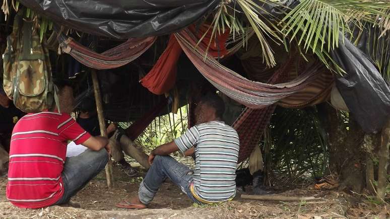 Homens resgatados de trabalho escravo no Maranhão