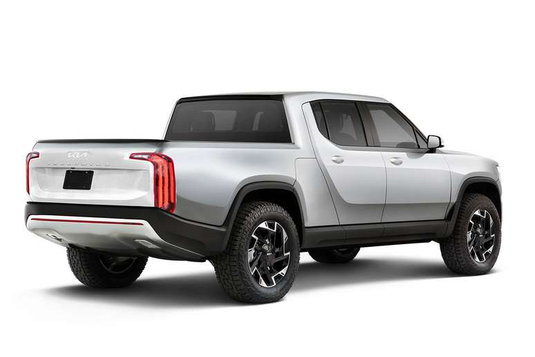 Proje&ccedil;&atilde;o da picape el&eacute;trica da Kia feita pelo designer Kleber Silva