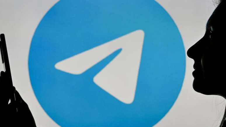 Logo do app Telegram