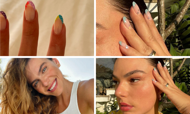 Nail arts das famosas (Fotos: @marianagoldfarb/@isisvalverde/Instagram/Reprodu&ccedil;&atilde;o)