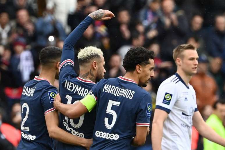 PSG vem de vitória no Campeonato Francês e está próximo do título (Foto: ALAIN JOCARD / AFP)