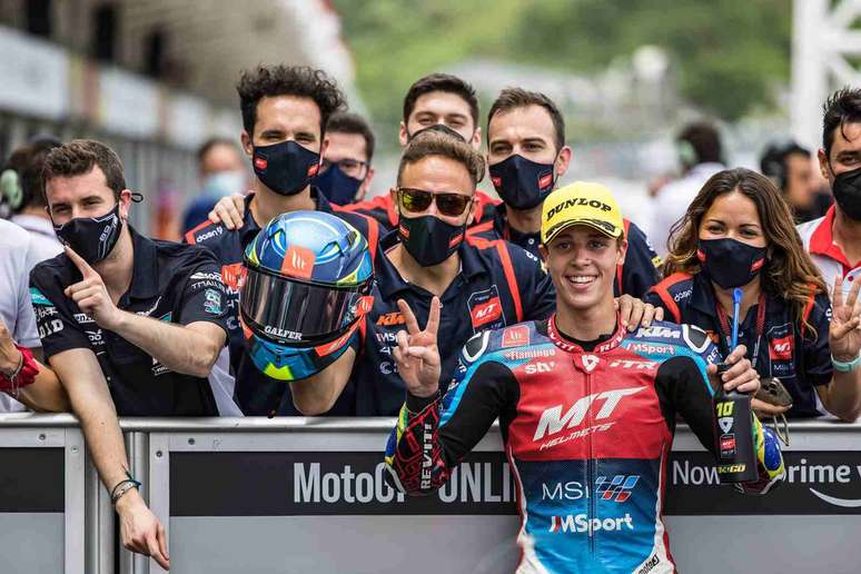 Diogo Moreira, o brasileiro no campeonato mundial de Moto3 em 2022