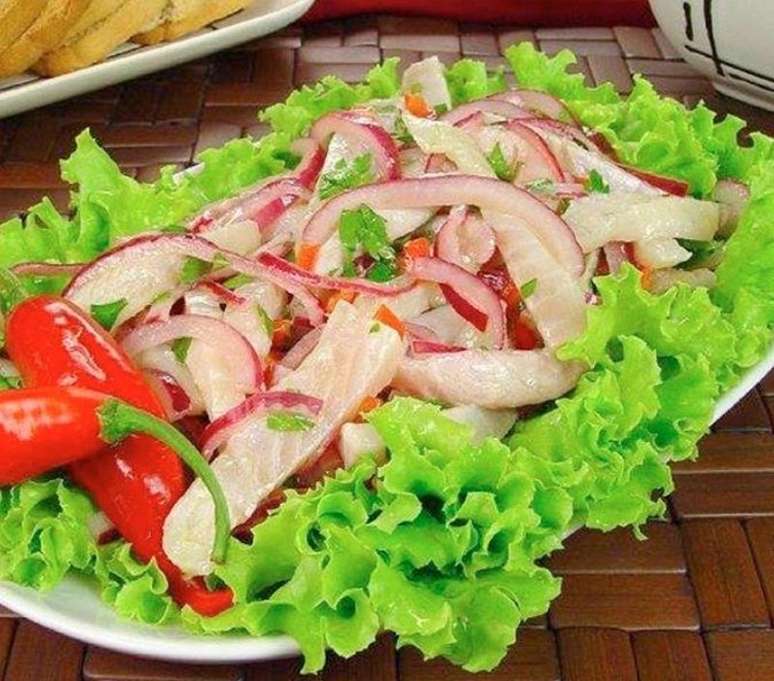 Ceviche de til&aacute;pia (Reprodu&ccedil;&atilde;o / Guia da Cozinha)