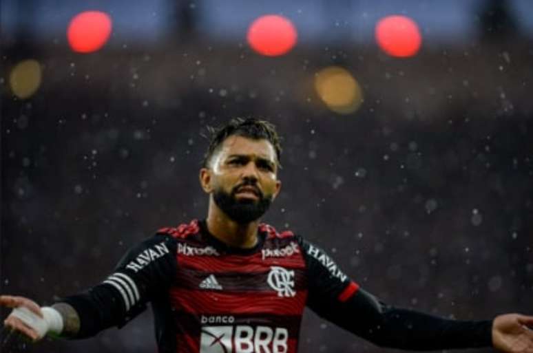 Gabigol durante o clássico contra o Vasco (Foto: Marcelo Cortes / Flamengo)