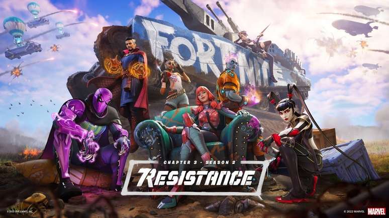 Fortnite recebeu nova temporada recentemente