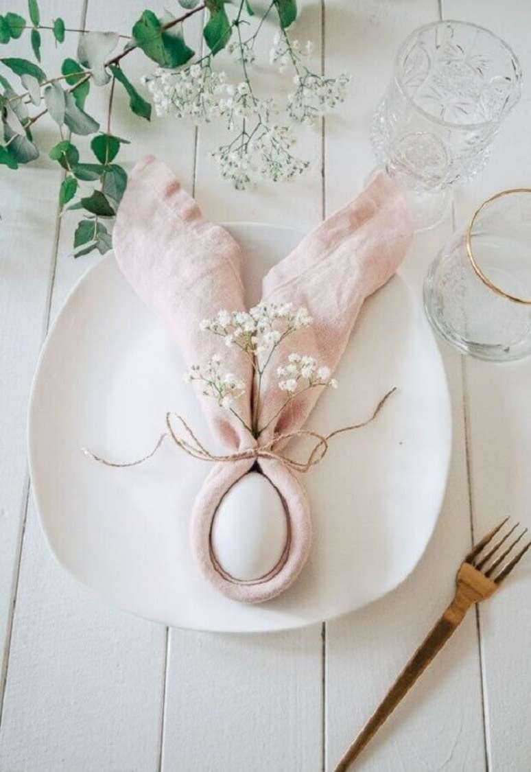 19. Enfeites de P&aacute;scoa para mesa decorada &ndash; Foto Sustain my Craft