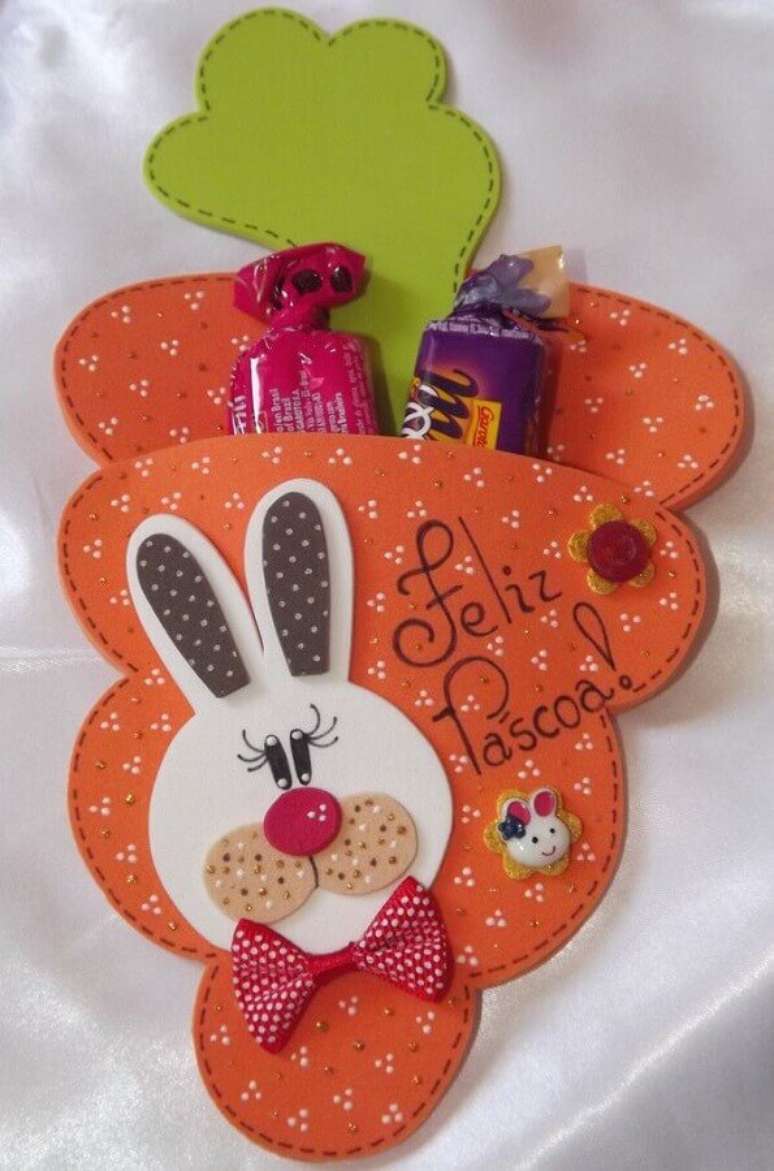 6. Ideia criativas para enfeites de P&aacute;scoa em EVA &ndash; Foto: Joaninha Amarelinha