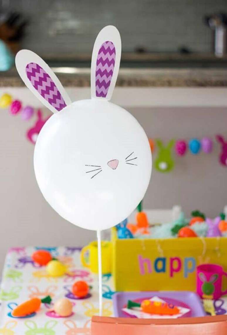 31. Crie modelos divertidos de enfeites de P&aacute;scoa para decora&ccedil;&atilde;o infantil &ndash; Foto: Pop Lembrancinhas