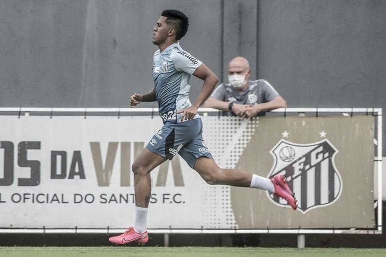 Ivonei voltou ao time Sub-20 do Santos (Reprodução/Dugout)