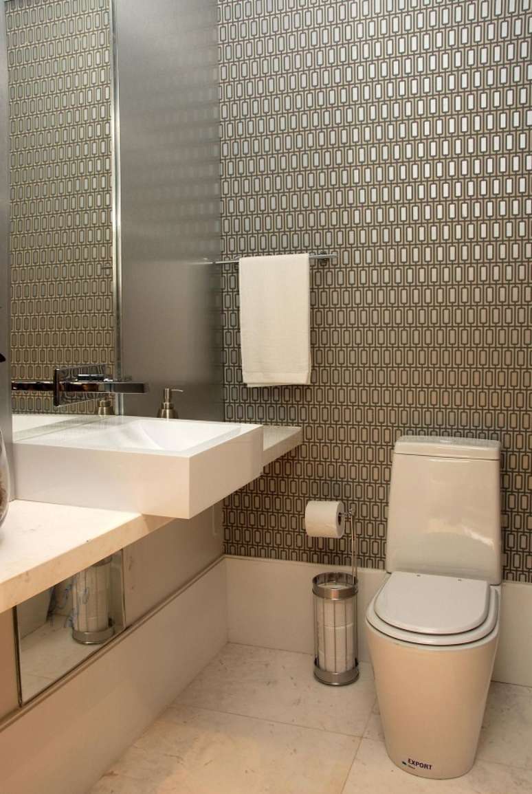 51. Decora&ccedil;&atilde;o de lavabo embaixo da escada &ndash; Foto Teresina Nigri
