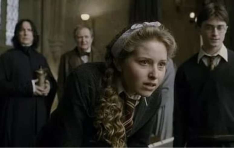 Atriz Jessie Cave como Lavender Brown em Harry Potter (Foto: Reprodução/ Harry Potter)