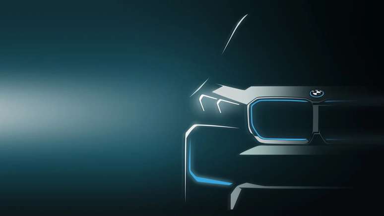 Teaser do novo BMW iX1