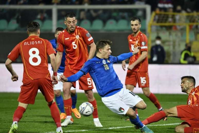 Itália não se classifica para a Copa do Mundo pela segunda vez consecutiva (Foto: ALBERTO PIZZOLI / AFP)