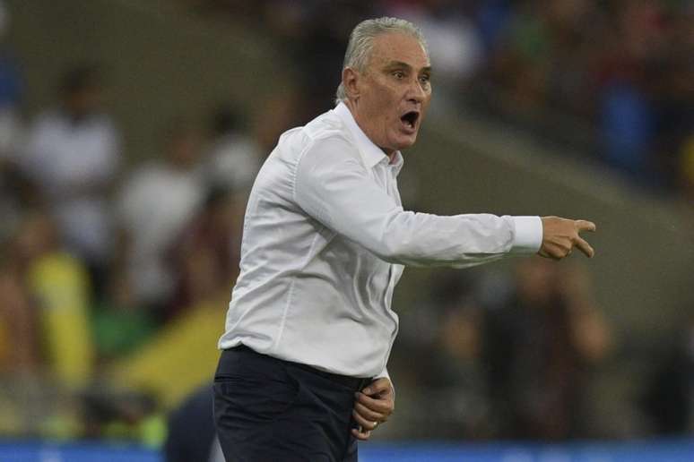 Tite tem 71 partidas pela Seleção, com 53 vitórias, 13 empates e apenas cinco derrotas (Foto: CARL DE SOUZA / AFP)