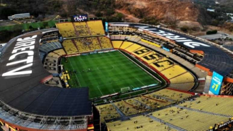 Estádio Monumental de Guayaquil, palco da final da Libertadores 2022 (Foto: FRANKLIN JACOME / POOL / AFP)