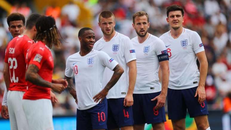 Inglaterra e Suíça se enfrentaram na Nations League em 2019(Foto: AFP)