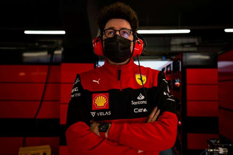 Mattia Binotto está feliz mesmo sem a pole 