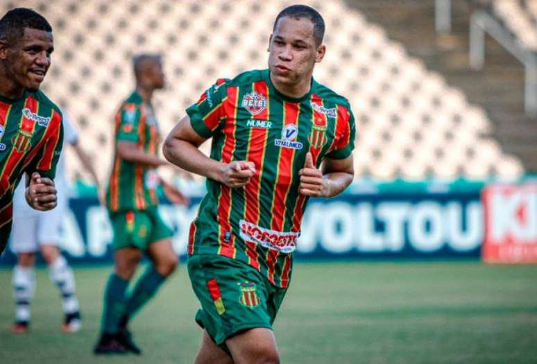 Pelo Sampaio Corrêa, Caio Dantas foi artilheiro da Série B de 2020-(Foto: Lucas Almeida/Sampaio Corrêa)